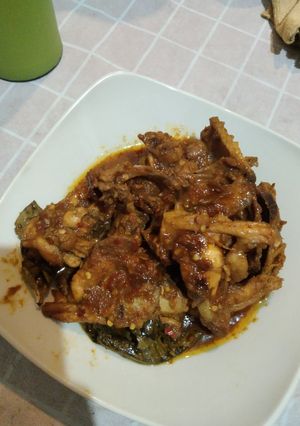 Foto resep 001. Rica-rica balungan ayam