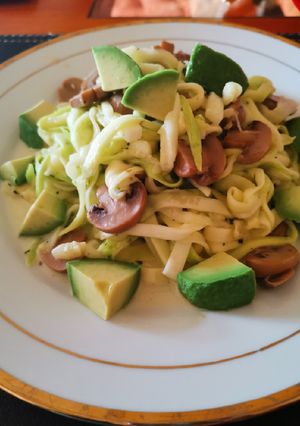 Una foto de Tallarines de zapallo italiano