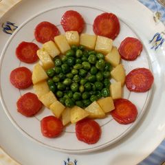 A picture of Bangladeshi salad🥕🥕🥔🥗.