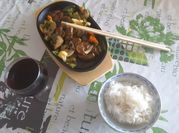 Une photo de haricots plat
