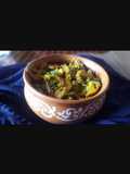 Vegetable of cabbage and Jawla(tiny dry shrimps)