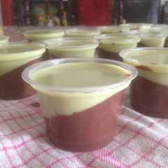 รูปของ Puding Coklat Matcha
