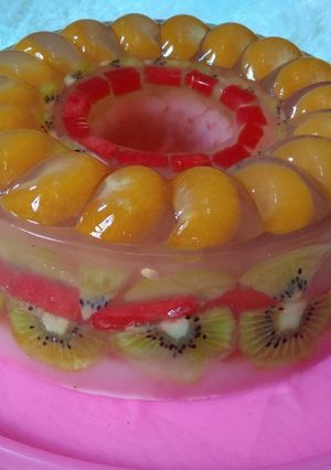 Foto resep Puding Buah