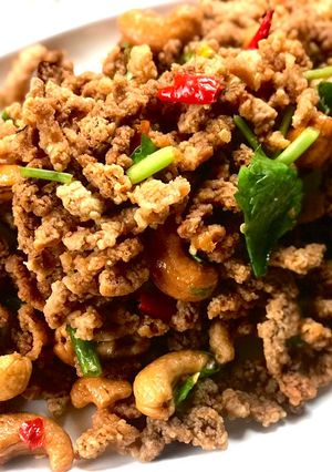 รูปของ ยำโปรตีนเกษตร ช่วงกินเจ