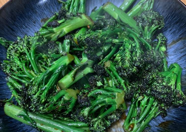 Steps to Make Any-night-of-the-week Broccoli in oyster sauce