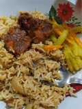 Nasi Biryani Sapi sederhana