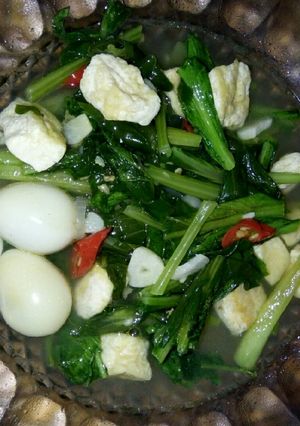 Foto resep Cah Sawi Tahu Puyuh