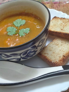 A picture of Power-packed soup with super foods.
