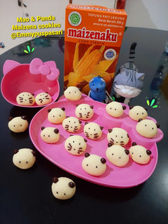 Foto resep Cat and panda cookies full maizena