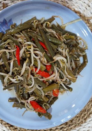 Foto resep Sayur kacang panjang tauge