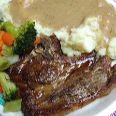 A picture of Lamb including Gravy.