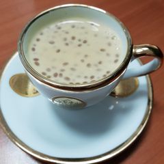 Haba Hamra custard drink A picture of Haba Hamra custard drink.