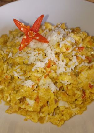 Foto resep Orak arik telur ayam pedas enak sederhana