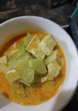 Foto resep Sayur Gulai Tahu Labu Siam
