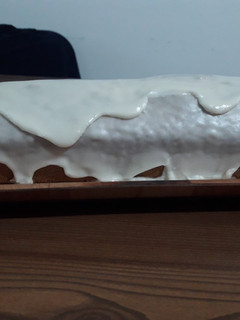 Una foto de Budín de mandarina fácil y económico