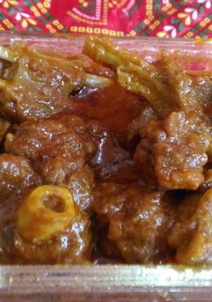 A picture of Mutton masala.