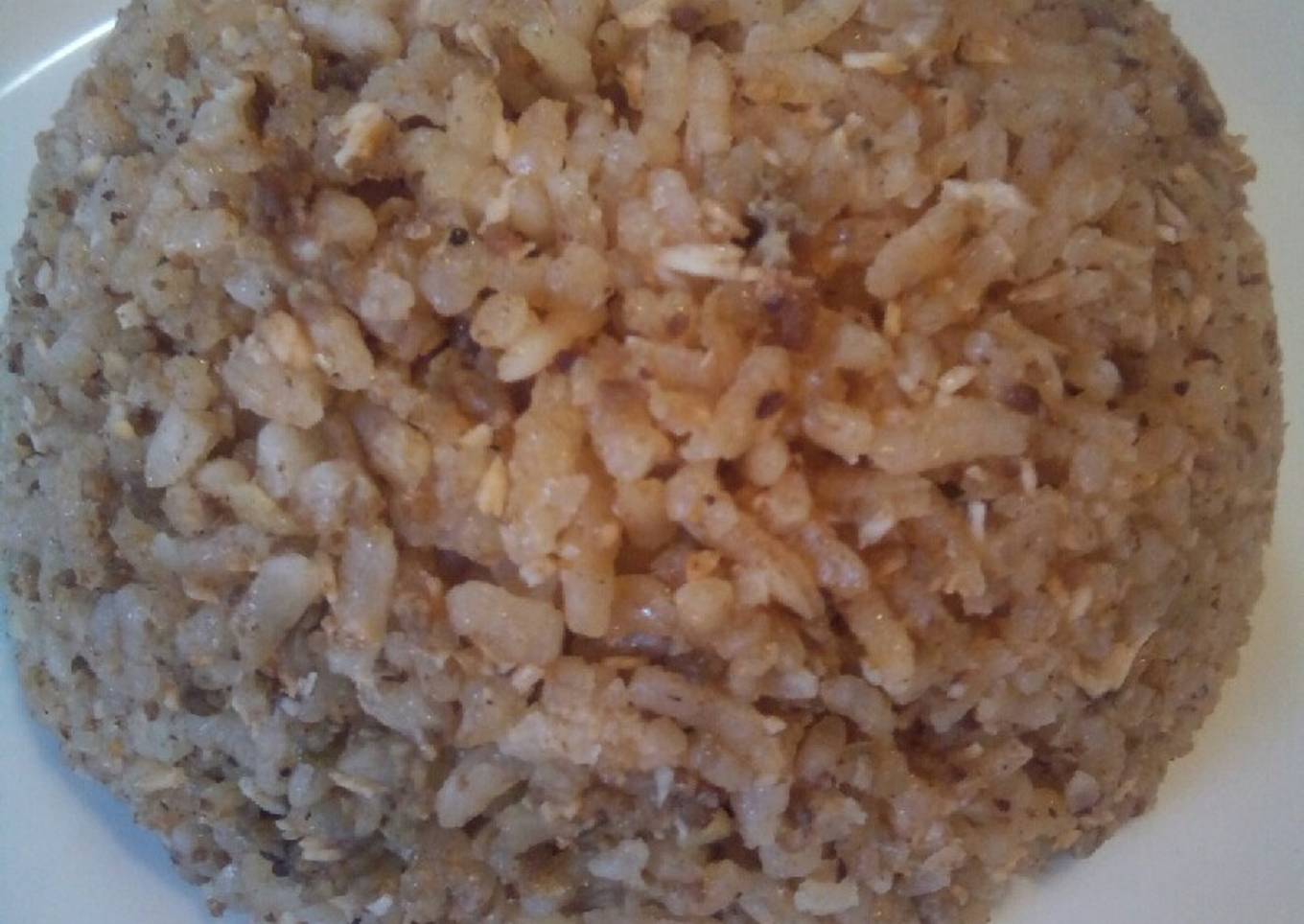 Minced meat pilau with coconut