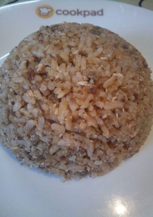 A picture of Minced meat pilau with coconut.