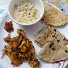 A picture of Sindhi Aloo Gobhi.