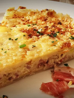Una foto de Quiche de Jamón ibérico y Queso manchego