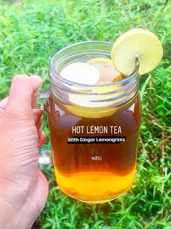 Cara Gampang Membuat Resep 150. Hot Lemon Tea with Ginger n Lemongrass yang Uenak Anti Ribet, Bisa Manjain Lidah