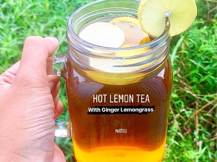 Cara Gampang Membuat Resep 150. Hot Lemon Tea with Ginger n Lemongrass yang Uenak Anti Ribet, Bisa Manjain Lidah