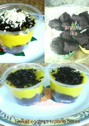Foto resep Brownies alpukat simple (eggless, tepung beras) #BrowniesAlpukat