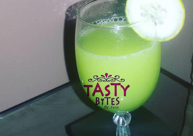 Step-by-Step Guide to Make Favorite Cucumber mint juice