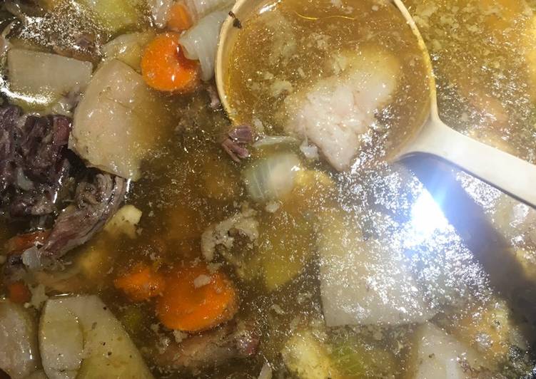 Recipe of Super Quick Homemade Soup stock