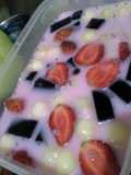 Es campur raspberry