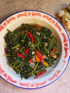 Foto resep Tumis Daun Ubi Saus Tiram