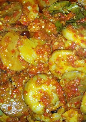 Foto resep Jengkol geprek balado