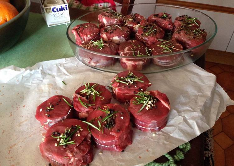 Filetti di scottona piemontese alla griglia