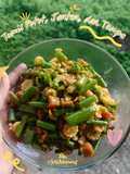 Tumis Putut Kembang Bawang, Janten Jagung Muda dan Tempe ✿