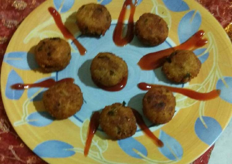 Recipe of Homemade Potato rice balls