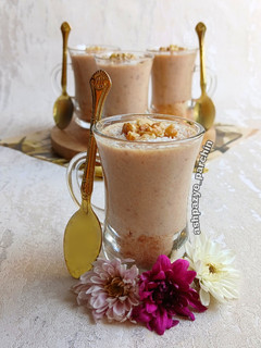عکسی از دستور دسر خرما و پنیر 🌸 چیز دیت
