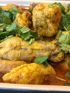 A picture of Gulai Ayam - Indonesian Chicken Curry.