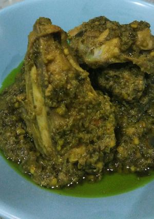 Foto resep Gulai ayam lado ijo endolita