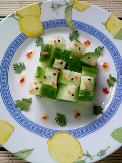 A picture of Cucumber salad#4weekchallenge.