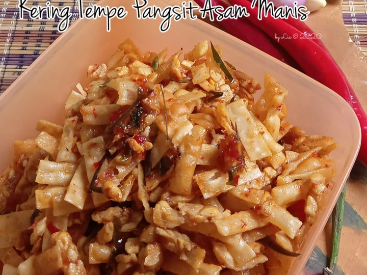 Cara Gampang Membikin Resep Kering Tempe Pangsit Asam Manis (favorit anak) yang Uenak Anti Ribet, Mantap Sekali