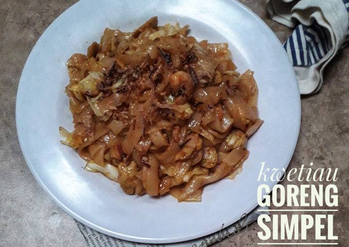 Kwetiau goreng simpel yumih