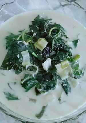 Foto resep Bobor Bayam Simple