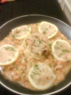 A picture of Pork Tenderloin with Garlic and Ginger, Served with Yam Mash.