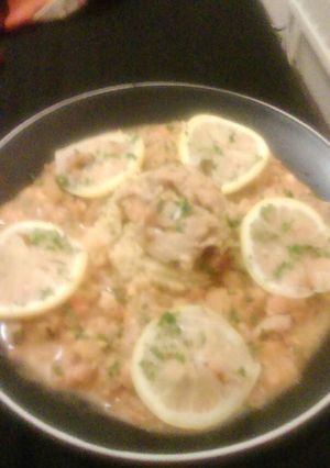 A picture of Pork Tenderloin with Garlic and Ginger, Served with Yam Mash.