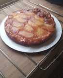 Torta invertida de pera