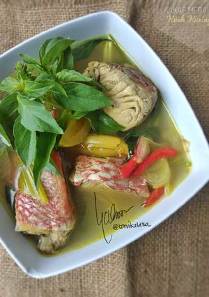 Foto resep Kakap Merah Kuah Kuning