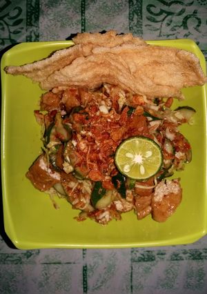 Foto resep Rujak tahu