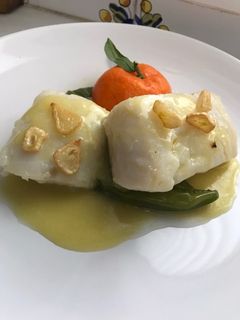 Una foto de Bacalao al pil- pil, Bilbao 🐟