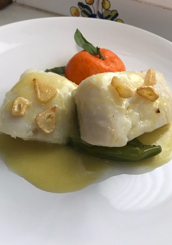 Una foto de Bacalao al pil- pil, Bilbao 🐟