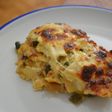 Lasaña de verduras y bechamel de queso curado